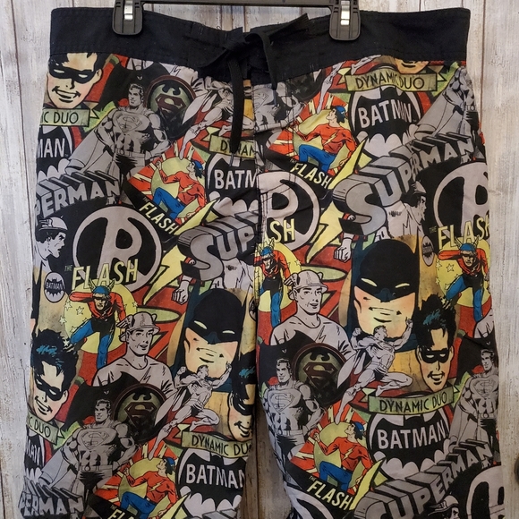 Batman Other - BATMAN MENS 2XL XXL STRETCH WAIST BOARD SHORTS EUC